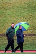 3 March 1998; Team manager Pat Whelan, right, and selector Donal Lenihan during Ireland rugby squad training at the University of Limerick in Limerick. Photo by Matt Browne/Sportsfile