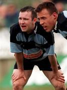 18 April 1998; Frank McNamara of Shannon alongside team-mate Andrew Thompson, right, during the All-Ireland League Division 1 semi-match between Shannon RFC and St Mary's College RFC at Thomond Park in Limerick. Photo by Matt Browne/Sportsfile
