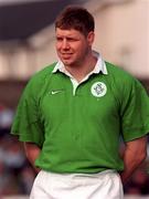 20 March 1998; Gabriel Fulcher of Ireland prior to the 'A' Rugby International between Ireland and Wales in Thomond Park in Limerick. Photo by David Maher/Sportsfile