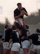 31 January 1998; Gary Longwell of Ballymena wins a lineout during the All-Ireland League Division 1 match between Shannon RFC and Ballymena RFC at Thomond Park in Limerick. Photo by Matt Browne/Sportsfile