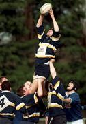 28 March 1998; Hugh Farrelly of Dolphin wins a lineout during the All-Ireland League Division 1 match between St. Mary's College and Dolphin at Templeville Road in Dublin. Photo by Matt Browne/Sportsfile