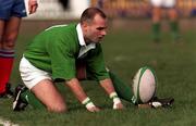 20 March 1998; Paul Burke of Ireland during the 'A' Rugby International between Ireland and Wales in Thomond Park in Limerick. Photo by David Maher/Sportsfile