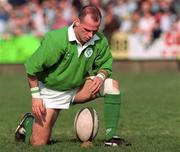 20 March 1998; Paul Burke of Ireland during the 'A' Rugby International between Ireland and Wales in Thomond Park in Limerick. Photo by David Maher/Sportsfile