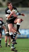 28 February 1998; Peter McKenna of Old Belvedere during the All-Ireland League Division 1 match between Old Belvedere RFC and Shannon RFC at Anglesea Road in Dublin. Photo by David Maher/Sportsfile