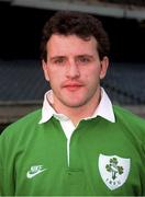 17 November 1993; Philip Danaher of Ireland during an Ireland Rugby squad portrait session in Dublin. Photo by David Maher/Sportsfile