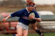 14 March 1998; Ray Mcllreavy of St Mary's College during the All-Ireland League Division 1 match between Old Crescent RFC and St Mary's College RFC at Rossbrien in Limerick. Photo by David Maher/Sportsfile