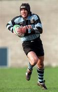28 February 1998; Rhys Ellison of Shannon during the All-Ireland League Division 1 match between Old Belvedere RFC and Shannon RFC at Anglesea Road in Dublin. Photo by David Maher/Sportsfile