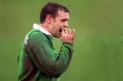 3 March 1998; Rob Henderson during Ireland rugby squad training at the University of Limerick in Limerick. Photo by Matt Browne/Sportsfile