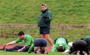 16 March 1998; Head coach Warren Gatland during Ireland rugby squad training at the University of Limerick in Limerick. Photo by David Maher/Sportsfile