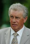 29 June 2004; Johnny Giles, RTE soccer analyst. Picture credit; David Maher / SPORTSFILE
