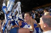 27 June 2004; Waterford captain Ken McGrath is congratulated by fans after victory over Cork. Guinness Munster Senior Hurling Championship Final, Cork v Waterford, Semple Stadium, Thurles, Co. Tipperary. Picture credit; Pat Murphy / SPORTSFILE