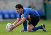 30 August 2013; Joey Carbery, Leinster. U19 Friendly, Leinster v Northampton Saints, Donnybrook Stadium, Dublin. Picture credit: Stephen McCarthy / SPORTSFILE