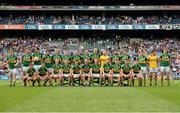 1 September 2013; The Kerry squad. GAA Football All-Ireland Senior Championship, Semi-Final, Dublin v Kerry, Croke Park, Dublin. Picture credit: Brendan Moran / SPORTSFILE