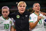 31 July 2023; Republic of Ireland manager Vera Pauw after the FIFA Women's World Cup 2023 Group B match between Republic of Ireland and Nigeria at Brisbane Stadium in Brisbane, Australia. Photo by Stephen McCarthy/Sportsfile