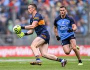 30 July 2023; Kerry goalkeeper Shane Ryan in action against Colm Basquel of Dublin during the GAA Football All-Ireland Senior Championship final match between Dublin and Kerry at Croke Park in Dublin. Photo by Piaras Ó Mídheach/Sportsfile