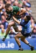 30 July 2023; Adrian Spillane of Kerry in action against Eoin Murchan of Dublin during the GAA Football All-Ireland Senior Championship final match between Dublin and Kerry at Croke Park in Dublin. Photo by Piaras Ó Mídheach/Sportsfile