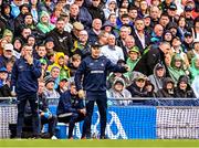 30 July 2023; Dublin manager Dessie Farrell during the GAA Football All-Ireland Senior Championship final match between Dublin and Kerry at Croke Park in Dublin. Photo by Piaras Ó Mídheach/Sportsfile