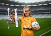 31 July 2023; In attendance at the 2023 ZuCar All-Ireland Ladies Minor Football Finals captains day is Niamh Harkin of Donegal at Croke Park in Dublin. Photo by Sam Barnes/Sportsfile