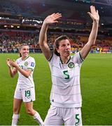 31 July 2023; Niamh Fahey of Republic of Ireland after the FIFA Women's World Cup 2023 Group B match between Republic of Ireland and Nigeria at Brisbane Stadium in Brisbane, Australia. Photo by Stephen McCarthy/Sportsfile