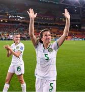 31 July 2023; Niamh Fahey of Republic of Ireland after the FIFA Women's World Cup 2023 Group B match between Republic of Ireland and Nigeria at Brisbane Stadium in Brisbane, Australia. Photo by Stephen McCarthy/Sportsfile