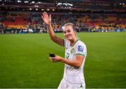 31 July 2023; Lily Agg of Republic of Ireland after the FIFA Women's World Cup 2023 Group B match between Republic of Ireland and Nigeria at Brisbane Stadium in Brisbane, Australia. Photo by Stephen McCarthy/Sportsfile