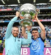 30 July 2023; Killian O'Gara, left, and Lorcan O'Dell of Dublin after the GAA Football All-Ireland Senior Championship final match between Dublin and Kerry at Croke Park in Dublin. Photo by Ramsey Cardy/Sportsfile