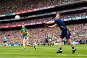 30 July 2023; Dublin goalkeeper Stephen Cluxton during the GAA Football All-Ireland Senior Championship final match between Dublin and Kerry at Croke Park in Dublin. Photo by Ramsey Cardy/Sportsfile