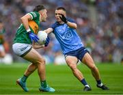 30 July 2023; Paudie Clifford of Kerry is tackled by Eoin Murchan of Dublin during the GAA Football All-Ireland Senior Championship final match between Dublin and Kerry at Croke Park in Dublin. Photo by Ray McManus/Sportsfile