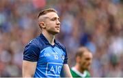 30 July 2023; Brian Howard of Dublin before the GAA Football All-Ireland Senior Championship final match between Dublin and Kerry at Croke Park in Dublin. Photo by Seb Daly/Sportsfile