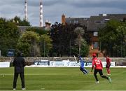 1 August 2023; A general view during the Rario Inter-Provincial Trophy 2023 match between Leinster Lightning and Munster Reds at Pembroke Cricket Club in Dublin. Photo by Sam Barnes/Sportsfile