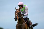1 August 2023; Sharjah, with Paul Townend up, on their way to winning the Latin Quarter Beginners Steeplechase during day two of the Galway Races Summer Festival 2023 at Galway Racecourse in Ballybrit, Galway. Photo by David Fitzgerald/Sportsfile