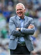 30 July 2023; Kevin Terry McDonagh of the 1998 All-Ireland winning Galway jubilee team who were honoured before the GAA Football All-Ireland Senior Championship final match between Dublin and Kerry at Croke Park in Dublin. Photo by Brendan Moran/Sportsfile