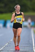 30 July 2023; Ciara Mooney of Adamstown AC, Wexford, competes in the women's 5000m walk during day two of the 123.ie National Senior Outdoor Championships at Morton Stadium in Dublin. Photo by Sam Barnes/Sportsfile
