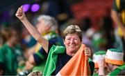 31 July 2023; A Republic of Ireland supporter before the FIFA Women's World Cup 2023 Group B match between Republic of Ireland and Nigeria at Brisbane Stadium in Brisbane, Australia. Photo by Stephen McCarthy/Sportsfile