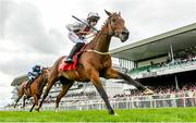 2 August 2023; Minella Mate, with John Gleeson up, on their way to winning the Tote.ie Never Beaten By SP Maiden during day three of the Galway Races Summer Festival at Ballybrit Racecourse in Galway. Photo by Seb Daly/Sportsfile