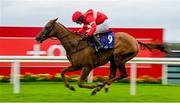 2 August 2023; High Class Hero, with Paul Townend up, on their way to winning the Tote Fantasy Galway Bonus Maiden Hurdle during day three of the Galway Races Summer Festival at Ballybrit Racecourse in Galway. Photo by Seb Daly/Sportsfile