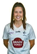 26 July 2023; Fiona Troute poses for a portrait during a Kildare Ladies Football squad portrait session at Hawkfield Centre of Excellence in Kildare. Photo by Ben McShane/Sportsfile