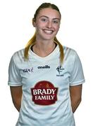 26 July 2023; Ella Hayes poses for a portrait during a Kildare Ladies Football squad portrait session at Hawkfield Centre of Excellence in Kildare. Photo by Ben McShane/Sportsfile