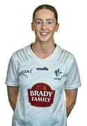 26 July 2023; Molly Aspell poses for a portrait during a Kildare Ladies Football squad portrait session at Hawkfield Centre of Excellence in Kildare. Photo by Ben McShane/Sportsfile