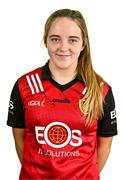 29 July 2023; Niamh McGrath poses for a portrait during a Down Ladies Football squad portrait session at The Burren GAC in Down. Photo by Ben McShane/Sportsfile