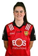 29 July 2023; Vivienne McCormack poses for a portrait during a Down Ladies Football squad portrait session at The Burren GAC in Down. Photo by Ben McShane/Sportsfile