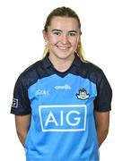 1 August 2023; Caitlin Coffey poses for a portrait during a Dublin Ladies Football squad portrait session at DCU St Clare's in Dublin. Photo by Ben McShane/Sportsfile