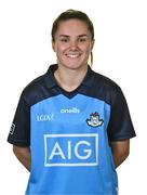 1 August 2023; Kate Sullivan poses for a portrait during a Dublin Ladies Football squad portrait session at DCU St Clare's in Dublin. Photo by Ben McShane/Sportsfile