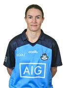 1 August 2023; Sinead Aherne poses for a portrait during a Dublin Ladies Football squad portrait session at DCU St Clare's in Dublin. Photo by Ben McShane/Sportsfile