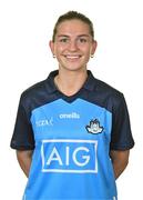 1 August 2023; Martha Byrne poses for a portrait during a Dublin Ladies Football squad portrait session at DCU St Clare's in Dublin. Photo by Ben McShane/Sportsfile