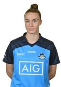 1 August 2023; Lauren Magee poses for a portrait during a Dublin Ladies Football squad portrait session at DCU St Clare's in Dublin. Photo by Ben McShane/Sportsfile