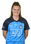 1 August 2023; Emma Deeley poses for a portrait during a Dublin Ladies Football squad portrait session at DCU St Clare's in Dublin. Photo by Ben McShane/Sportsfile
