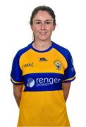 31 July 2023; Clare’s Orla Devitt poses for a portrait during a Clare Ladies Football squad portrait session at Cusack Park in Ennis, Clare. Photo by Piaras Ó Mídheach/Sportsfile