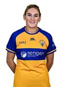 31 July 2023; Clare's Siofra Ní Chonaill poses for a portrait during a Clare Ladies Football squad portrait session at Cusack Park in Ennis, Clare. Photo by Piaras Ó Mídheach/Sportsfile