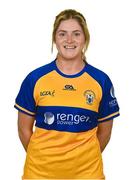 31 July 2023; Clare’s Grainne Harvey poses for a portrait during a Clare Ladies Football squad portrait session at Cusack Park in Ennis, Clare. Photo by Piaras Ó Mídheach/Sportsfile